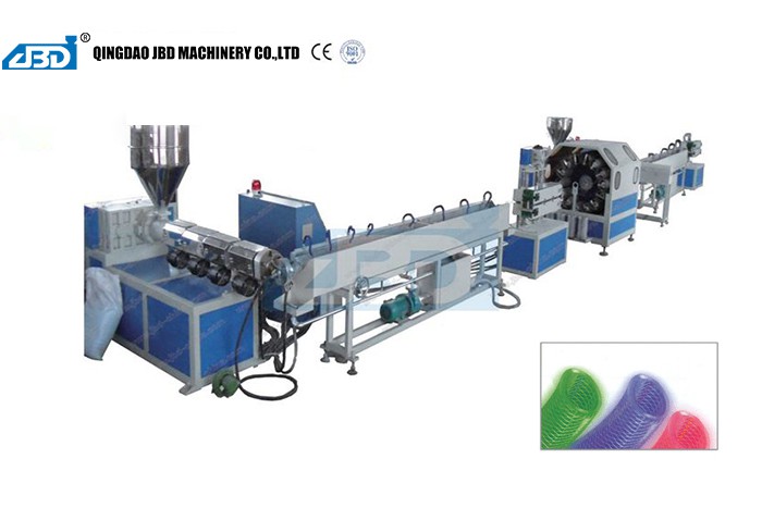 PVC Fibre Enhancing Soft Pipe Extrusion Production Line